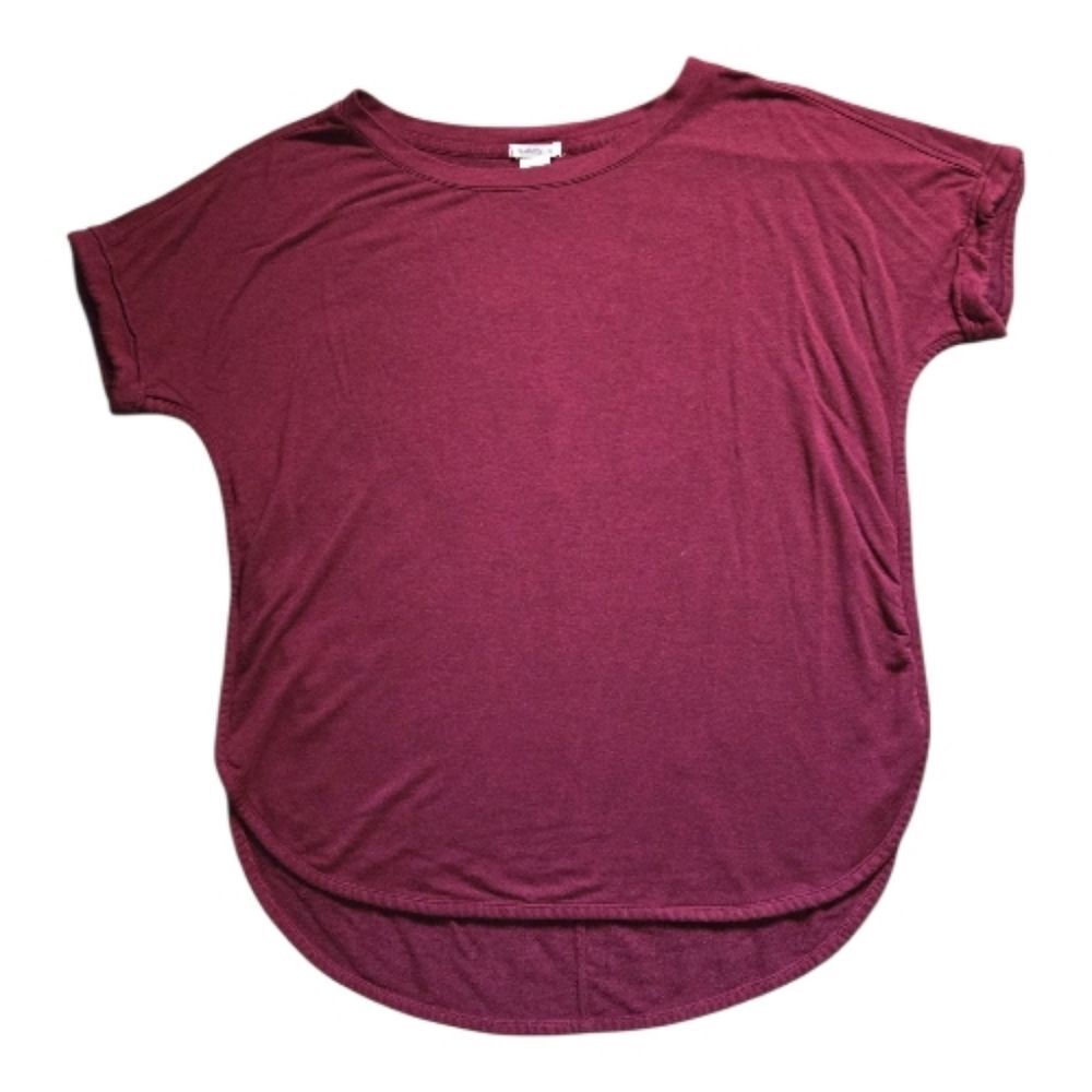 Matty M Burgundy Short Sleeve Tee - XL